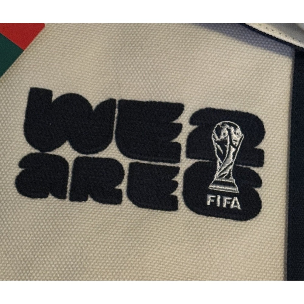 FIFA World Cup 2026 Canvas Tote Bag -  Navy Trim with Straps Soccer NWT - Picture 2 of 5